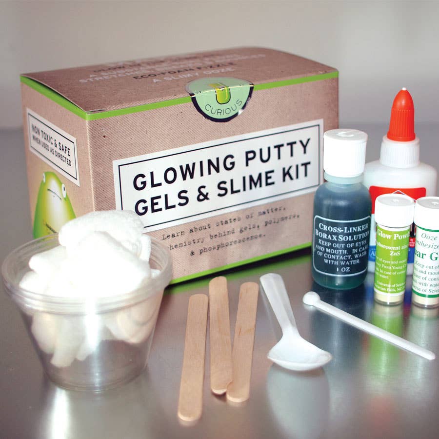 Glowing Putty Gels and Slime Kit |
STEM Kit Chemistry Kit