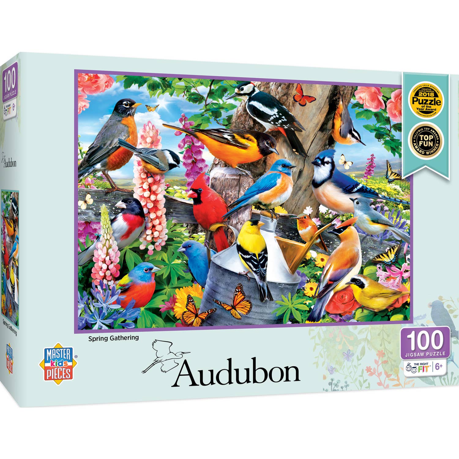 Audubon - Spring Gathering 100 Piece Puzzle