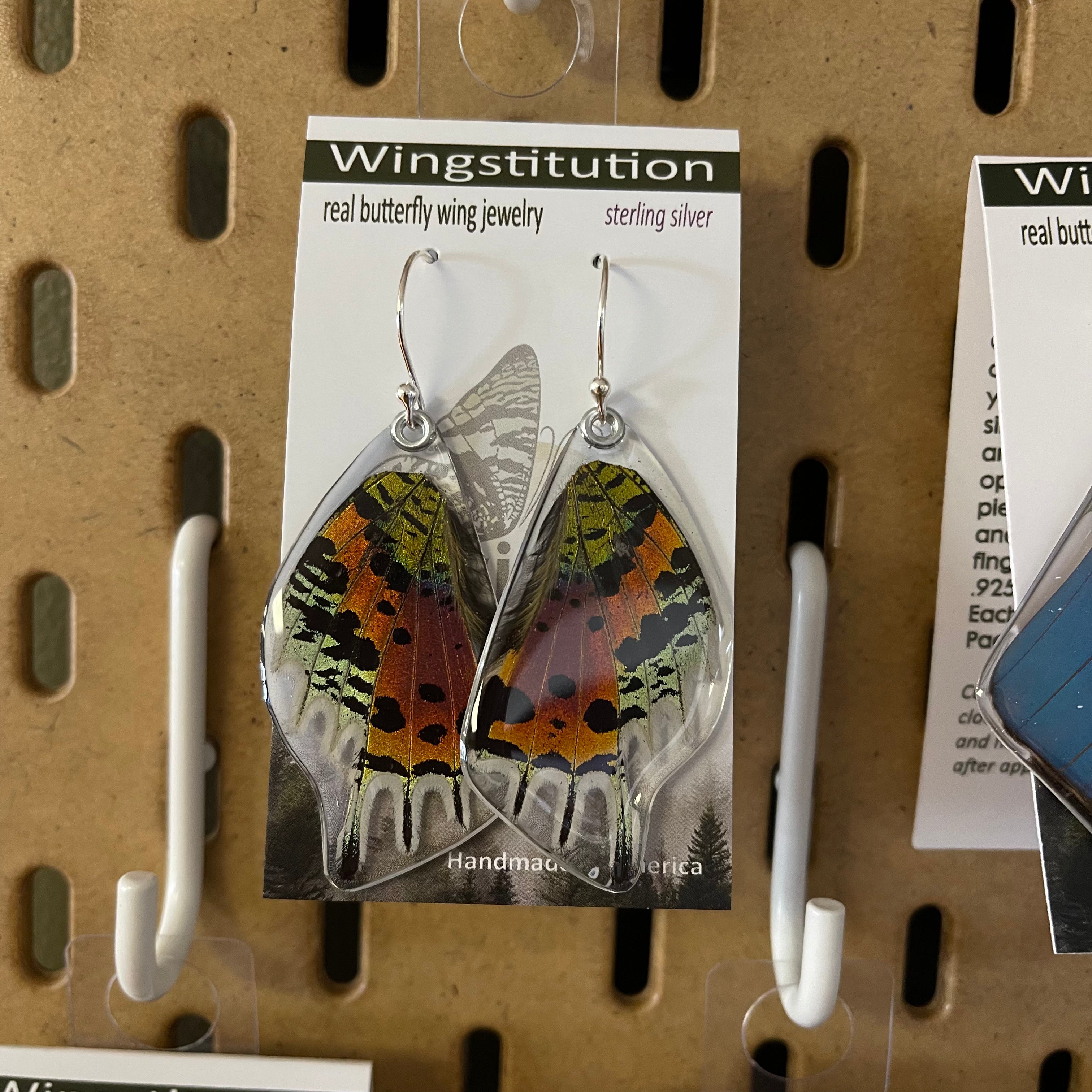 Sunset Moth Earrings - Bottom Wings